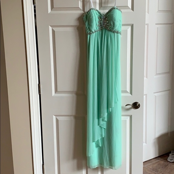 Xscape Mint Dress - Picture 1 of 2